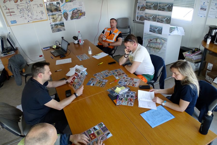 Atelier de création de jeux pédagogiques avec les salariés de la carrière d'Achères @LPO Normandie