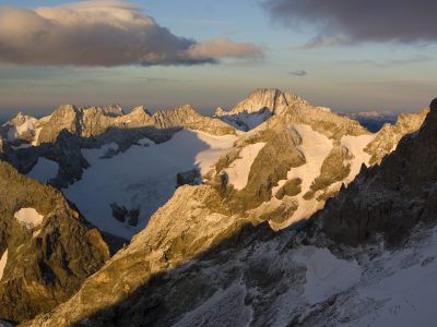 Le Pelvoux, Parc national des Ecrins © R. Chevalier