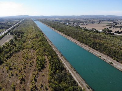 Canal de Donzère-Mondragon © E. Hansen - OFB